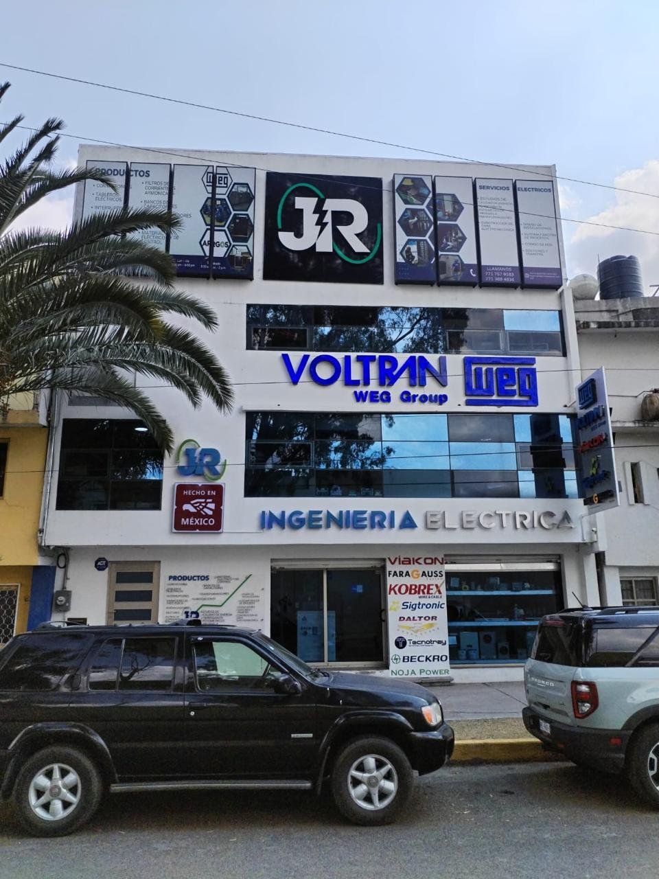 Fachada de JR Ingeniería Eléctrica en Hidalgo